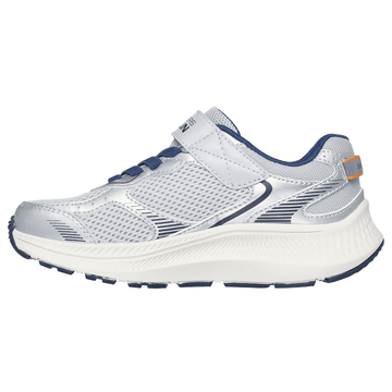 Skechers Boys Go Run Consistent Trainers - Silver Navy