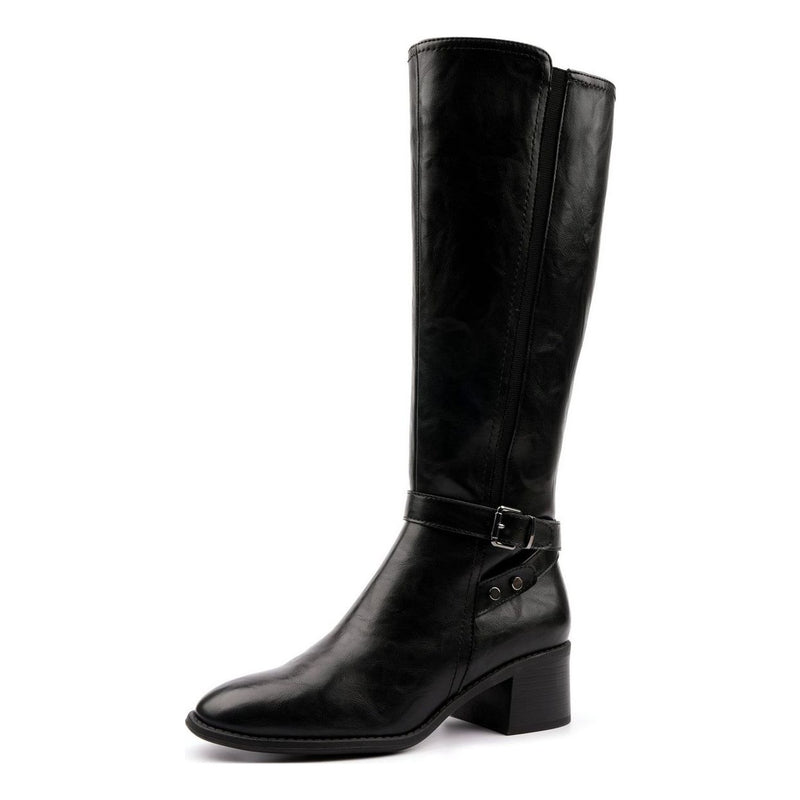 Womens Lunar Sindy Long Boots - Black