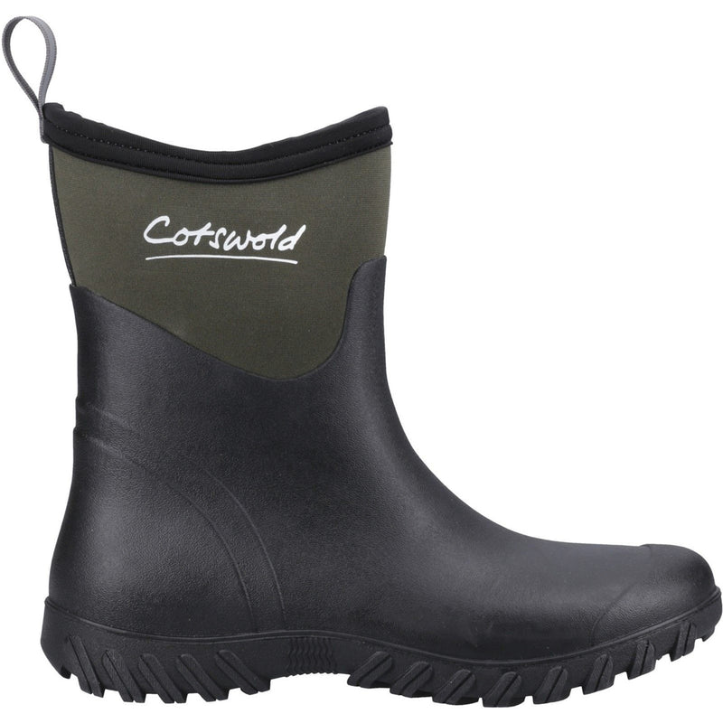 Unisex Cotswold Winfield Short Green Wellingtons - Green