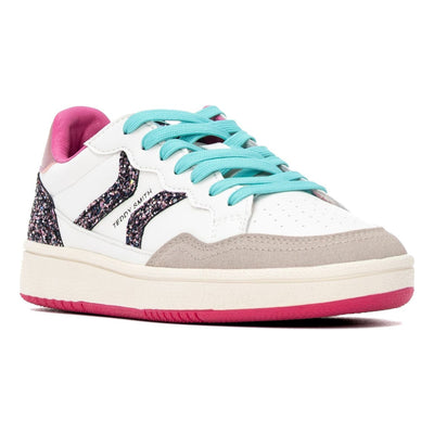 Womens Teddy Smith 121134 White Trainers - White