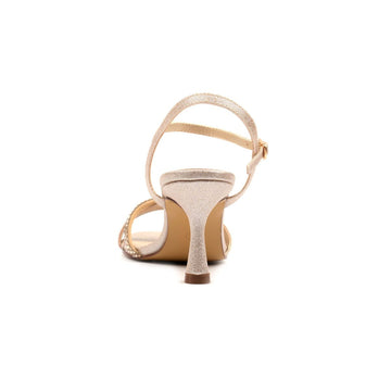 Womens Lunar Rosalyn Heeled Sandals - Gold