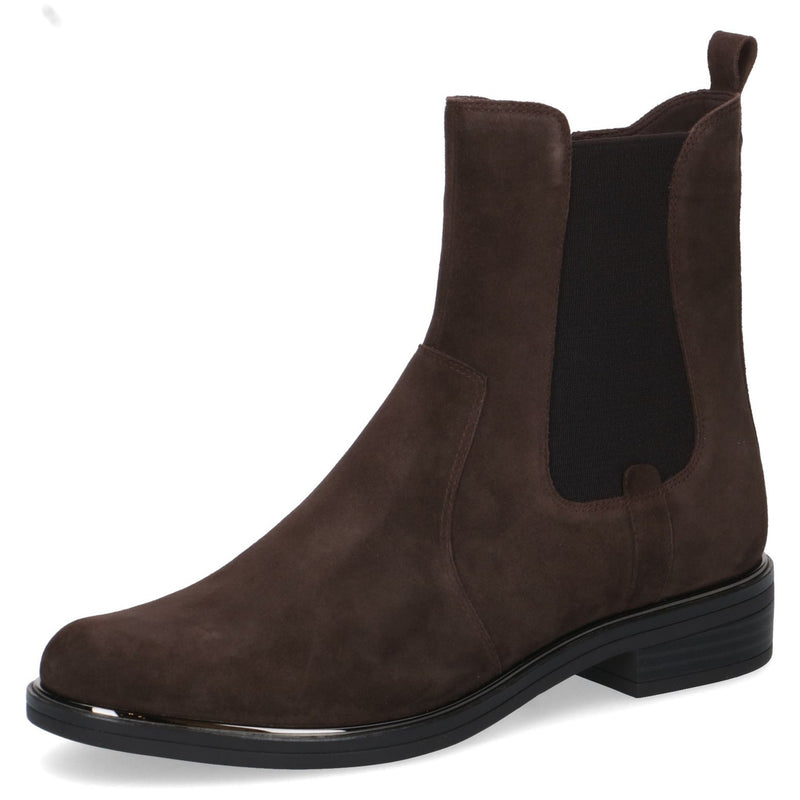 Womens Caprice 25304 Dark Brown Suede Boots - Dark Brown Suede