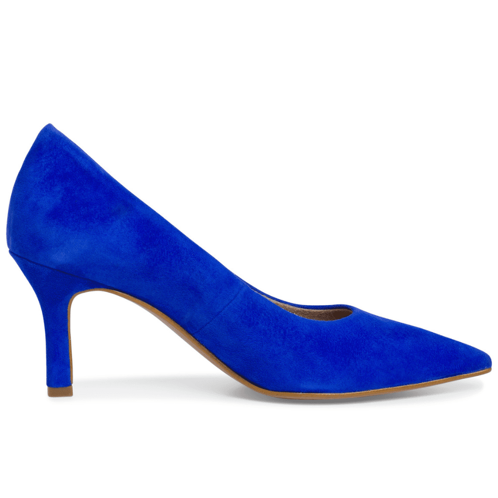 Womens Tamaris 22434 Suede Court Heels