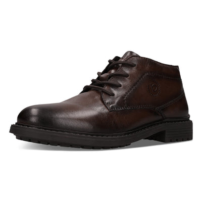 Mens Bugatti AYK30 Formal Lace-up Shoes - Dark Brown