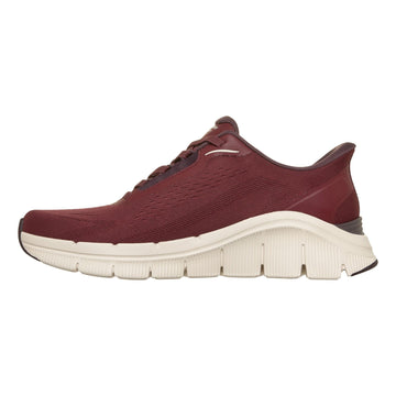 Mens Skechers Flex - Zayder Slip-Ins Trainers - Burgundy