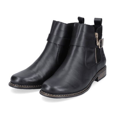 Womens Rieker Z4959 Ankle Boots - Black