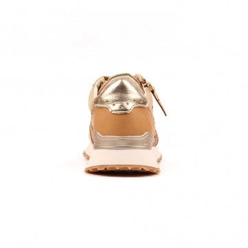 Womens Lunar DLC007 Camel Lara Trainers - Camel