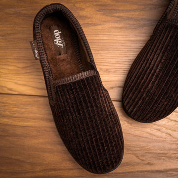 Mens Lazy Dogz Ryan Slippers - Brown