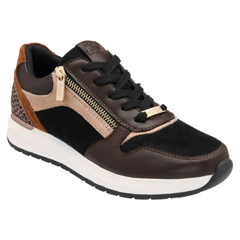 Womens Lotus Venus ULS609 Trainers - Brown / Black