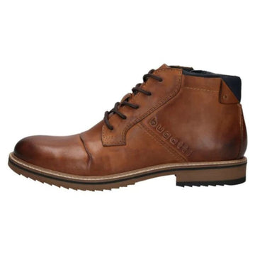 Bugatti Mens AUQ31 Cognac Tan Ankle Boots - Cognac - Tan
