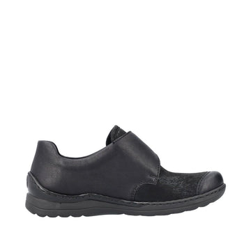 Womens Rieker 48954 Black Casual Shoes - Black