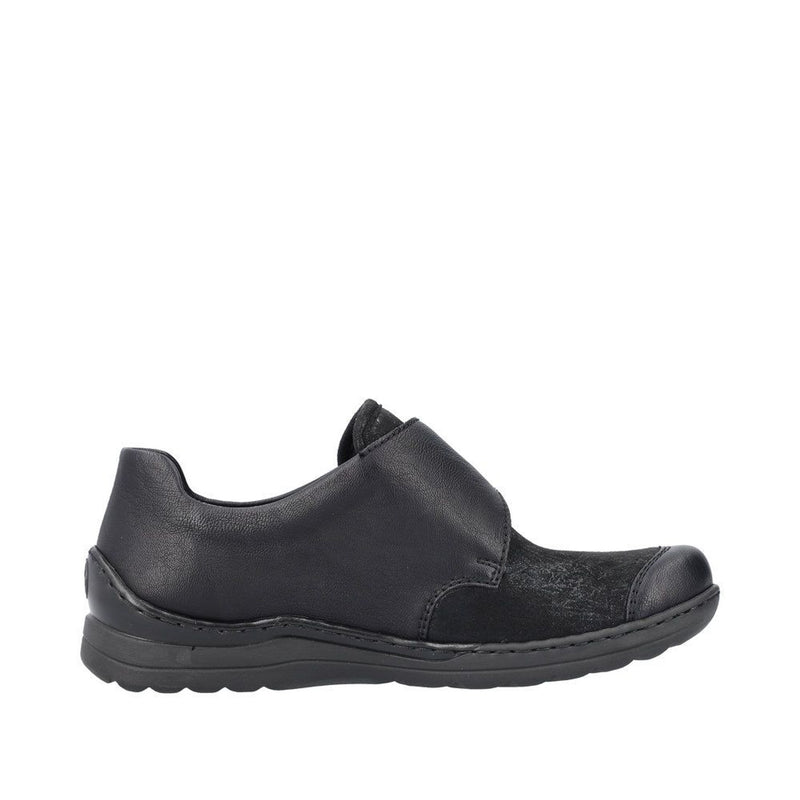 Womens Rieker 48954 Black Casual Shoes - Black