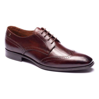 Mens Base London Sloane Waxy Brogues - Brown
