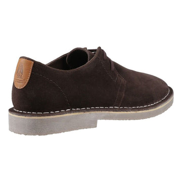Mens Hush Puppies Scout Casual Lace-up Shoes - Chocolate