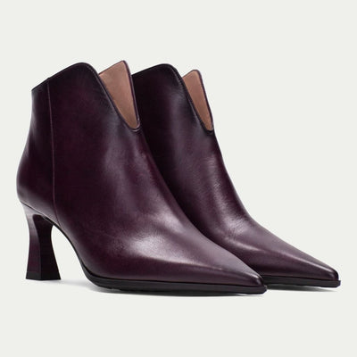 Womens Hispanitas 265076 Paris Ankle Boots - Burgundy