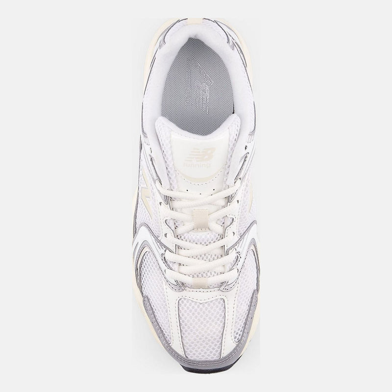 Unisex New Balance 530 Mesh Trainers - Silver Metallic with Linen