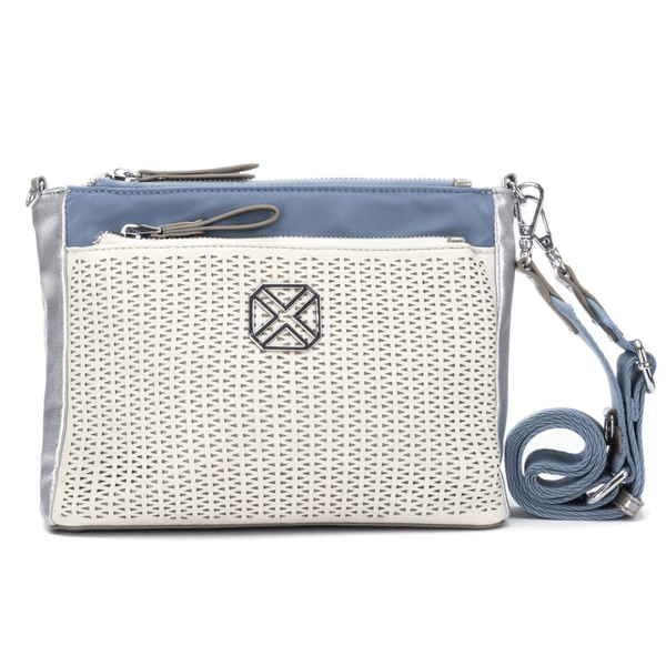 Womens Xti 184550 Lazered Shoulder Bag - Jeans