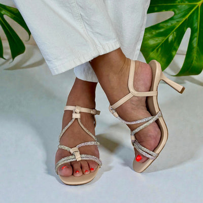 Womens Una Healy Dancin Strappy Heels - Nearly Night