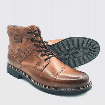 Dubarry Mens Savoy Tan Lace Up Ankle Boots - Tan