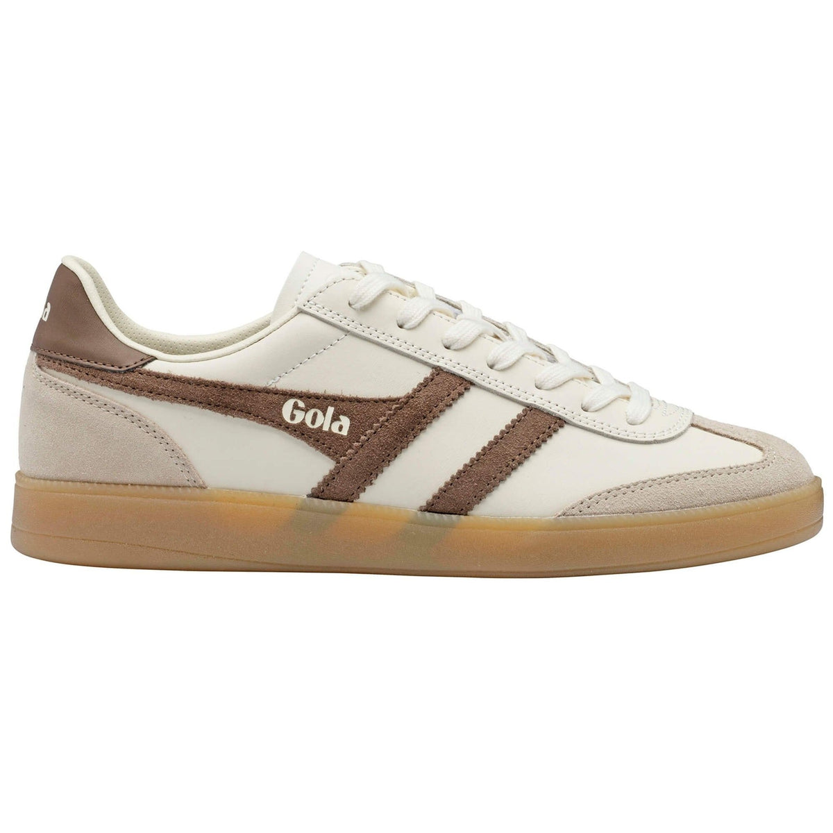 Mens Gola Viper Leather Off White Trainers