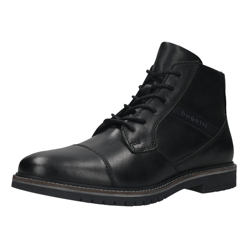 Mens Bugatti 8373A Ankle Boots - Black