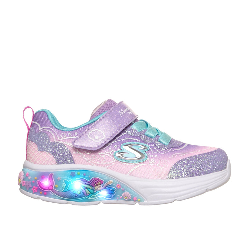 Girls Skechers 303061N Mermaid Sparkle My Dreamers Trainer - Infant - Lavender