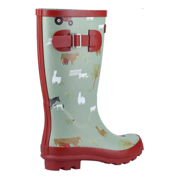 Kids Cotswold Farmyard Junior Wellingtons - Farm