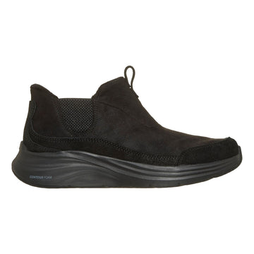 Womens Skechers 168173 Cozy Fit Dash Contour Foam Slip-Ins Ankle Boots - Black
