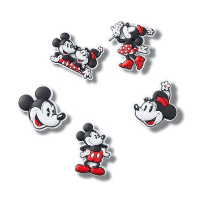 Crocs Jibbitz Charm 5 Pack - Mickey & Minnie - Multi
