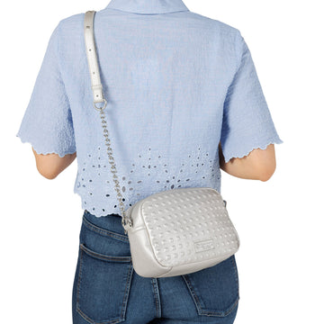 Womens Rieker Q0667 Pewter Crossbody Bag - Pewter