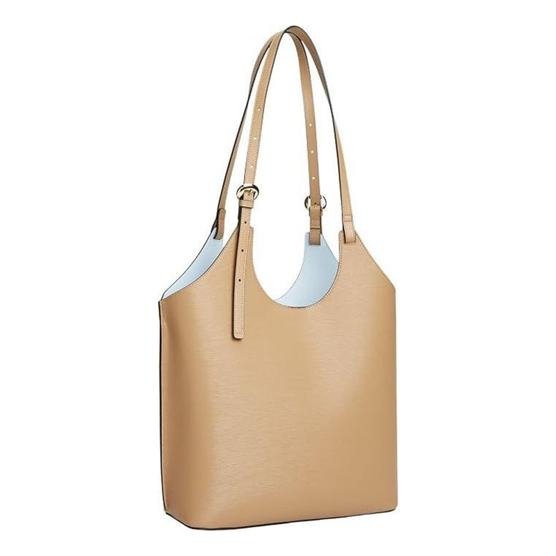Womens Tommy Hilfiger Safari Canvas Tan Modern Mini Tote Bag - Tan