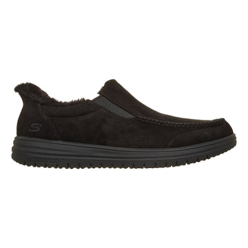 Mens Skechers Murette - Scofield Slip-Ins Slippers - Black