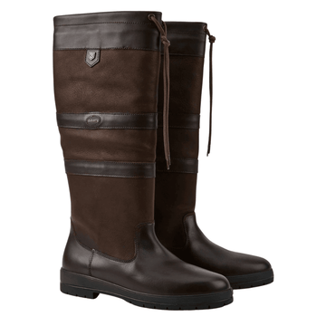 Womens Dubarry Galway Ladies Waterproof Country Boots - Mocha