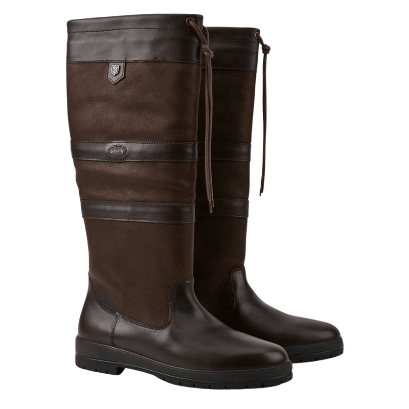 Womens Dubarry Galway Ladies Waterproof Country Boots - Mocha