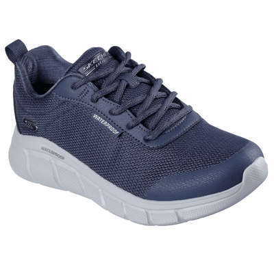 Womens Skechers Waterproof: Bobs Sport Flex Trainers - Dark Navy