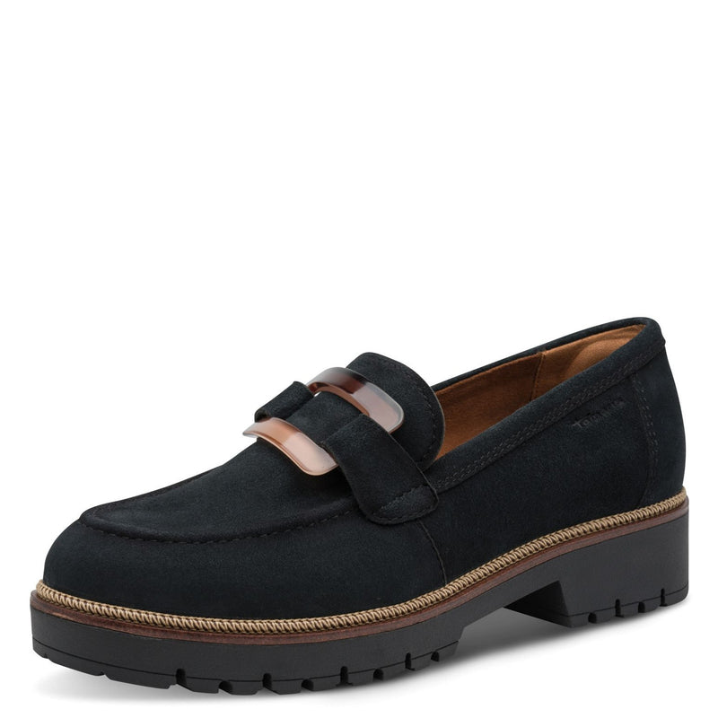 Womens Tamaris 24722 Loafers - Navy