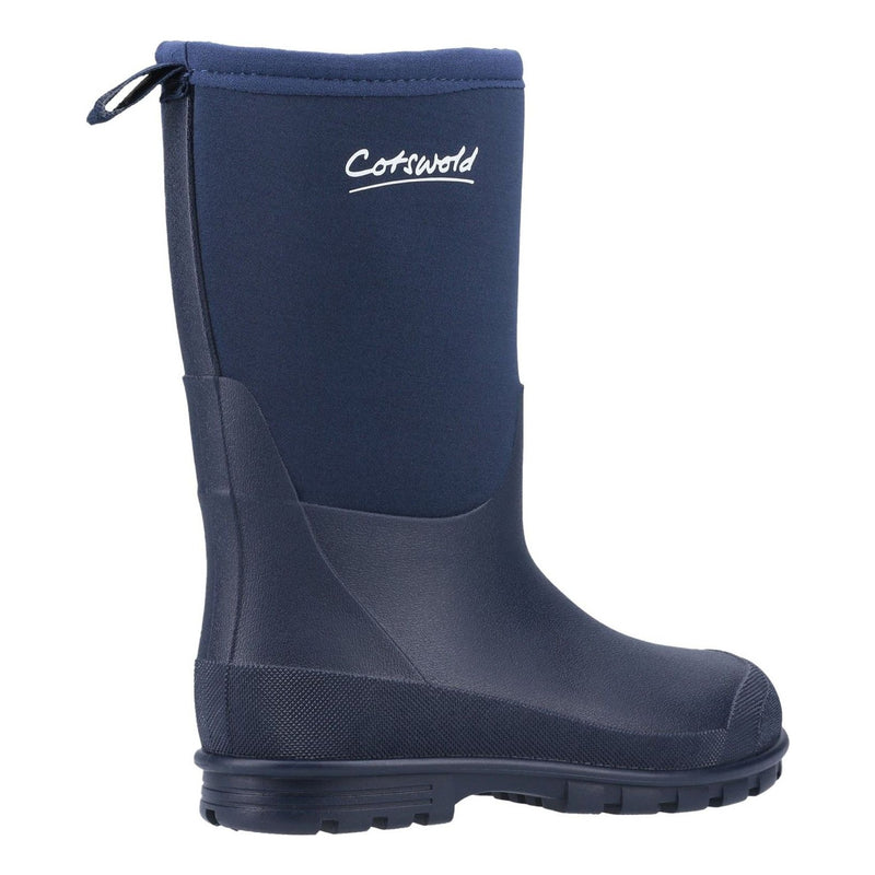 Kids Cotswold Hilly Neoprene Wellingtons - Blue