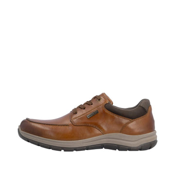 Mens Rieker 03607 Casual Lace-up Shoe - Nutmeg