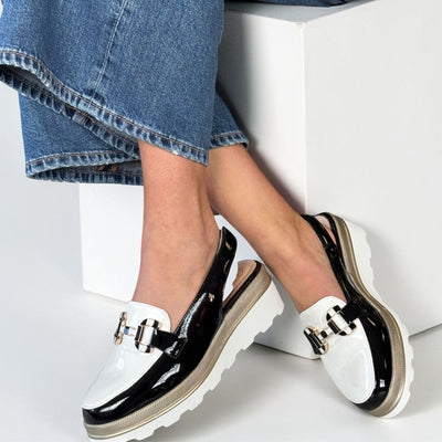 Womens Kate Appleby Hawkfield Slingback Platform Shoes - Schwarz