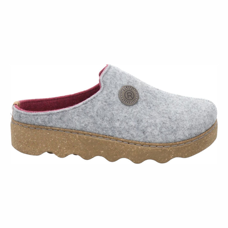 Womens Rohde Foggia-D 6122 Slippers - Grey