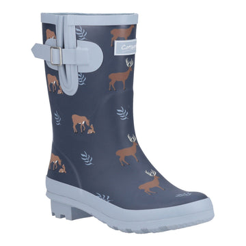 Womens Cotswold Woodland Mid Wellingtons - Deers