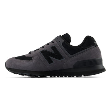 Mens New Balance 574 NB Navy with Black Trainers - NB Navy with Black