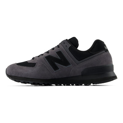 Mens New Balance 574 NB Navy with Black Trainers - NB Navy with Black