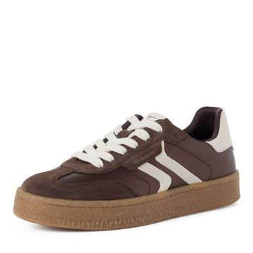Womens Tamaris 23723 Laced Trainers - Brown Metallic