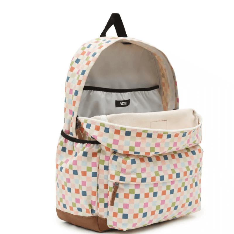 Vans Realm Plus Backpack in Multi Check - Multi