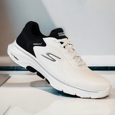 Womens Skechers Go Walk 7 Trainers - White