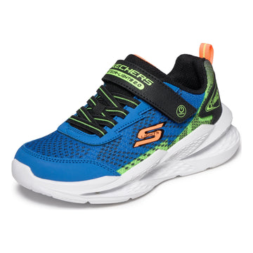 Junior Boys Skechers 401490L Meteor-Lights 2.0 Trainers - Blue