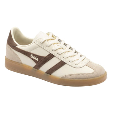 Mens Gola Viper Leather Off White Trainers - Off White