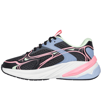 Girls Skechers S2K Sporty Trainers - Black Multi