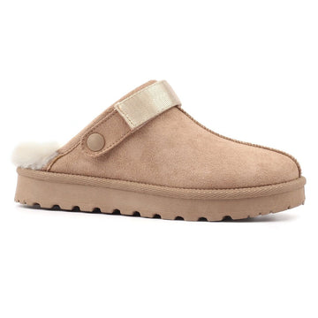 Womens Lunar Odessa Slippers - Mink